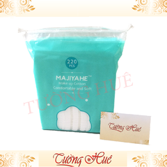 Bông Tẩy Trang 220 Miếng MAJIYAHE Make Up Cotton - MÀU NGẪU NHIÊN.