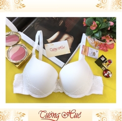 Áo lót nữ Lovely 477 dầy nâng trơn phối ren.