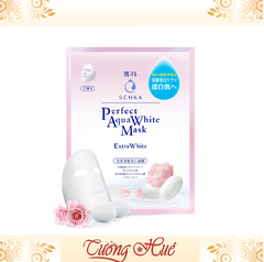 Mặt Nạ Giấy Senka Dưỡng Da Trắng Hồng Extra White - 25ml - Hồng.