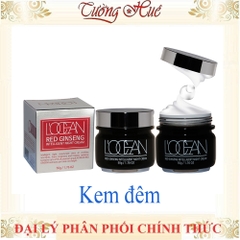 Locean Red Ginseng Kem hồng sâm Chống Lão Hóa Da, Dưỡng ẩm, Trắng Da ban đêm Intelligent Night Cream - 50g