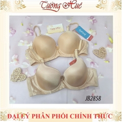 Áo Lót Nữ Thái Lan Jintana JB2858 Có Gọng Trơn Mút Mỏng 2 Móc Cài.