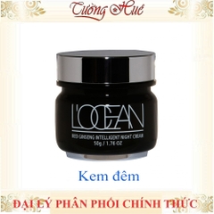 Locean Red Ginseng Kem hồng sâm Chống Lão Hóa Da, Dưỡng ẩm, Trắng Da ban đêm Intelligent Night Cream - 50g
