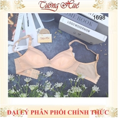 Áo Lót Nữ Đài Loan Iway 1698 Không Gọng Mút Mỏng Dây Bản Lớn 3 móc