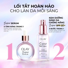 KEM DƯỠNG&nbsp;SÁNG DA CHỐNG NẮNG MỎNG NHẸ OLAY SUPER SPF 50+ 50ml