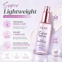 KEM DƯỠNG&nbsp;SÁNG DA CHỐNG NẮNG MỎNG NHẸ OLAY SUPER SPF 50+ 50ml
