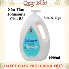 Sữa Tắm Johnson Milk & Rice Baby Bath Dành Cho Bé - 1000ml