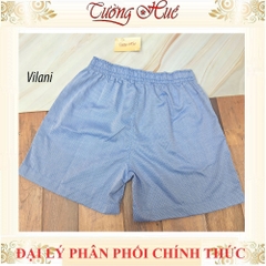 Quần Đùi Nam Vilani Họa Tiết Mặc Nhà Vải Cotton Mềm Mát Thoải Mái