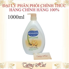 Sữa Tắm Dưỡng Ẩm Monsavon Chiết Xuất Sữa & Hoa Vani - 1000ml