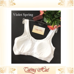 Áo lá Violet Spring dạng áo lá học sinh.