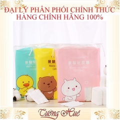 Bông tẩy trang Hàn Quốc YiLingMeng Line friends 200 miếng - MÀU NGẪU NHIÊN