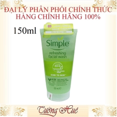 Gel Rửa Mặt Simple Kind to Skin Refreshing Facial Wash - 150ml