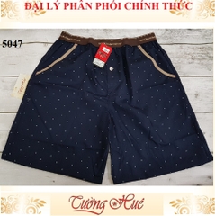 Quần đùi nam Rock QA 5047 họa tiết hoa lá lưng bảng to có túi trước.