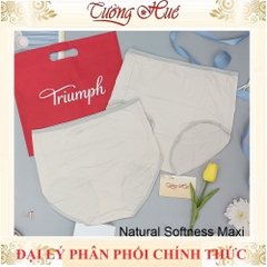 Natural Softness Maxi Quần Lót Triumph Lưng Cao Màu Trơn.