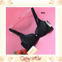 Áo lót nữ Thái Lan Sister Hood 991 trơn, mút mỏng lưng bảng to.