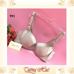 Áo lót nữ Thái Lan Sister Hood 991 trơn, mút mỏng lưng bảng to.