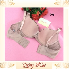 Áo lót nữ Thái Lan Sister Hood 991 trơn, mút mỏng lưng bảng to.