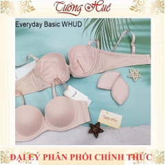 Áo lót nữ Triumph Simply Everyday Basic WHUD Áo lót cúp ngang có gọng đệm mút nâng ~2cm dây tháo rời.