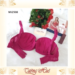 Áo lót nữ Ilina NV2508 áo ngực ren nâng cúp ngang.
