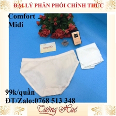 Quần lót nữ Triumph Sloggi Comfort Midi quần cotton trơn.