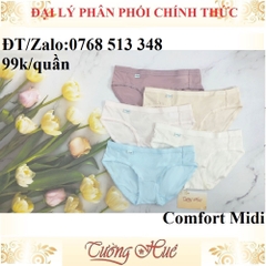 Quần lót nữ Triumph Sloggi Comfort Midi quần cotton trơn.