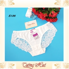 Quần lót nữ annie QE 8126 trơn phối ren phía sau