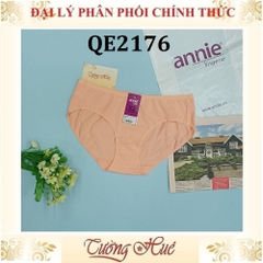 Quần lót nữ Annie QE2176 Trơn Cotton Lưng Vừa.