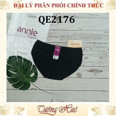 Quần lót nữ Annie QE2176 Trơn Cotton Lưng Vừa.