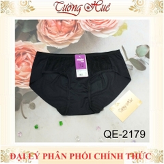 Quần Lót Nữ annie QE2179 Phối Ren Không Viền Mông Lưng Vừa Co Giãn 4 Chiều