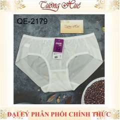Quần Lót Nữ annie QE2179 Phối Ren Không Viền Mông Lưng Vừa Co Giãn 4 Chiều