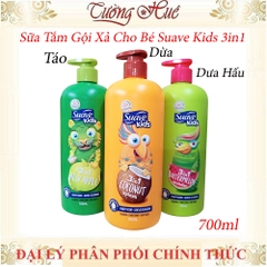 Sữa Tắm Gội Xả Cho Bé Suave Kids 3in1 Thái Lan Nhiều Mùi -700ml