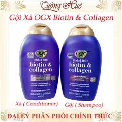 Gội Xả OGX Thick & Full - Biotin & Collagen 385ml - (Có Lựa Chọn)