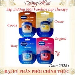 Sáp Dưỡng Môi Vaseline Lip Therapy Nhiều Mùi - 7g