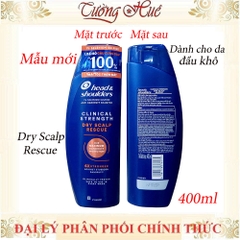 Dầu Gội Ngừa Gàu Mỹ Head & Shoulders Clinical Strength 4X Stronger- 400ml (Có Lựa Chọn)