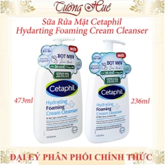 Sữa Rửa Mặt Cetaphil Hydrating Foaming Tạo Bọt Dịu Lành Cho Da Nhạy Cảm 236ml/473ml