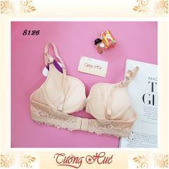 Áo lót nữ annie Bra 8126 trơn lưng ren.