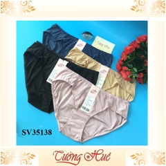 Quần lót nữ BonBon SV35138 trơn phối lưới.