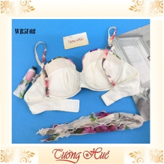 SALE SALE SALE - Áo lót nữ Wacoal WB 5U08 áo ngực cúp ngang họa tiết hoa.