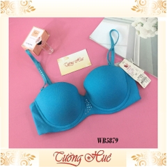 SALE SALE SALE - Áo lót nữ Wacoal WB 5879 trơn cúp ngang đính hạt ở giữa.