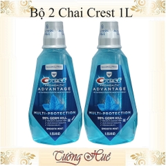 Nước Súc Miệng Crest Pro Health Advanced Multi-Protection  - 1L ( Xanh )