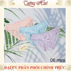 Quần lót nữ Angel 06mini Quần lót lưng thấp form nhỏ màu trơn basic.