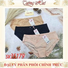 Quần lót nữ Bon Bon SV35179 lưng vừa ren mềm dính charm