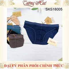Quần lót nam Darlin SKS 18005 Quần lót nam tam giác chất thun mịn co giãn 4 chiều bảng lưng vừa