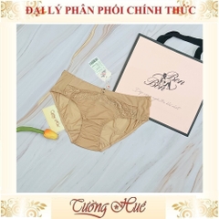 Quần lót nữ Bon Bon SV35170 Trơn Phối Lưới Ren Hoa Lưng Cao