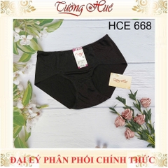 Quần lót nữ Cosy 668 Quần lót nữ lưng cao không viền may chất thun lụa mềm mịn.