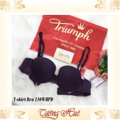 SALE SALE SALE -Áo lót nữ Triumph T-shirt Bra 110 WHPD áo ngực trơn cúp bầu ngang.