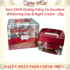 Kem ENYA Dưỡng Trắng Da Excellent Whitening Day & Night Cream - 20g (Enya Lan đỏ)