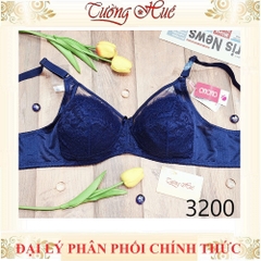 Áo Lót Nữ Thái Lan ONONO TB3200 Không Gọng Không Mút Phối Ren 2 Móc Cài