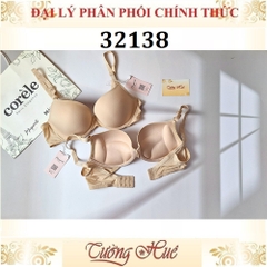 Áo Lót Nữ Marguerite 32138 Có Gọng Trơn Nâng Ngực Mút 4cm Bảng Lưng Chữ U.