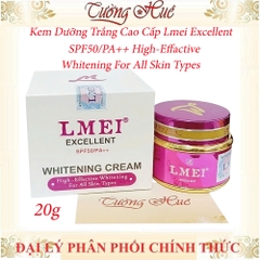 Kem Dưỡng Trắng Cao Cấp Lmei Excellent SPF50/PA++ High-Effactive Whitening For All Skin Types - 20g