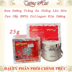 Kem Dưỡng Trắng Da Chống Lão Hóa Cao Cấp ENYA Collagen Kim Cương - 25g.